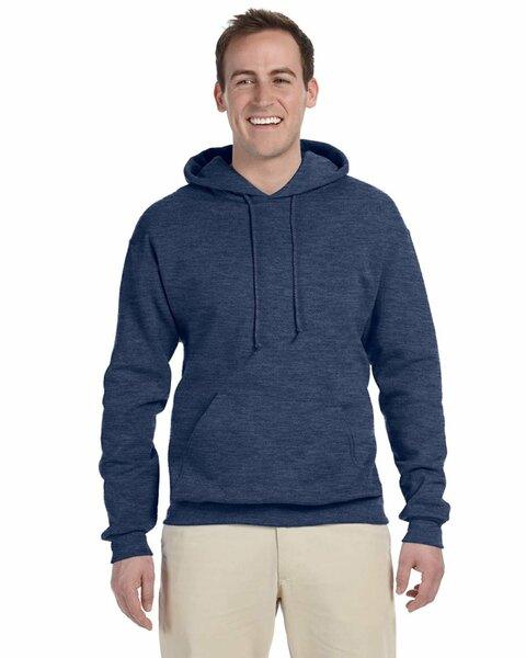 Jerzees Adult NuBlend® Fleece Pullover Hooded Sweatshirt Vintage Heather Navy