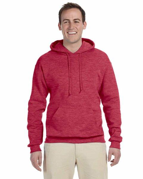 Jerzees Adult NuBlend® Fleece Pullover Hooded Sweatshirt Vintage Heather Red