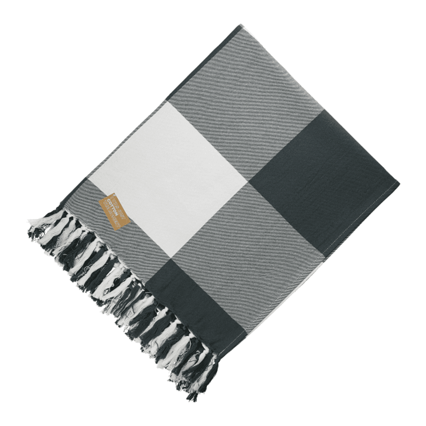 Field & Co.® 100% Organic Cotton Check Throw Blanket