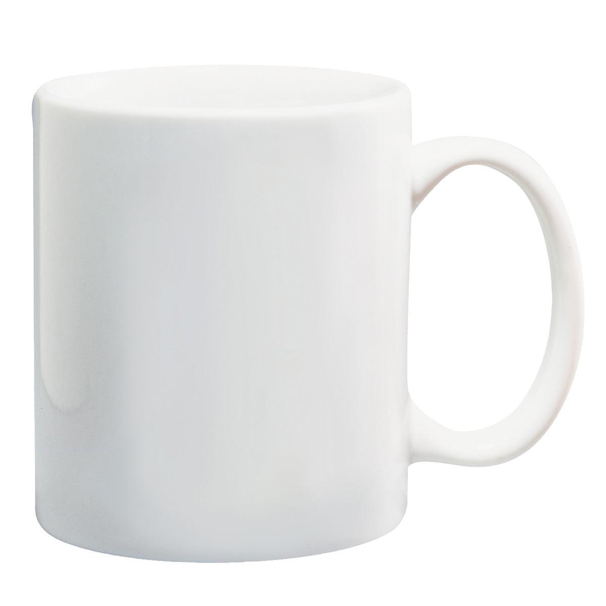 11 Oz White Ceramic Mug