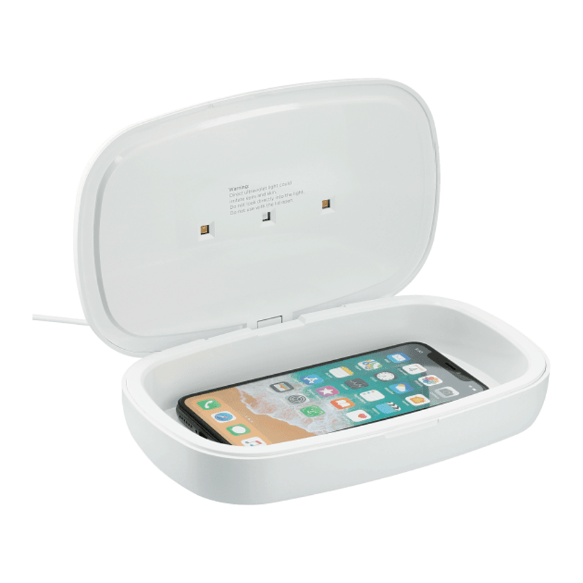 UV Phone Sanitizer with Wireless Charging Pad