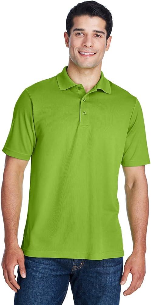 CORE365 Men's Origin Performance Piqué Polo Acid Green