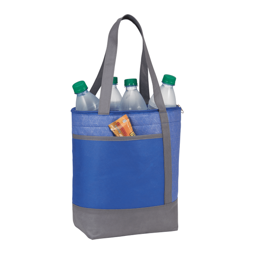 Chrome 9-Can Non-Woven Insulated Cooler Lunch Bag