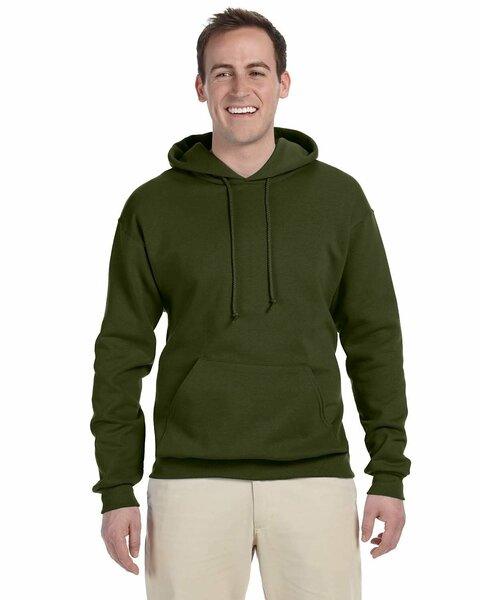 Jerzees Adult NuBlend® Fleece Pullover Hooded Sweatshirt Military Green