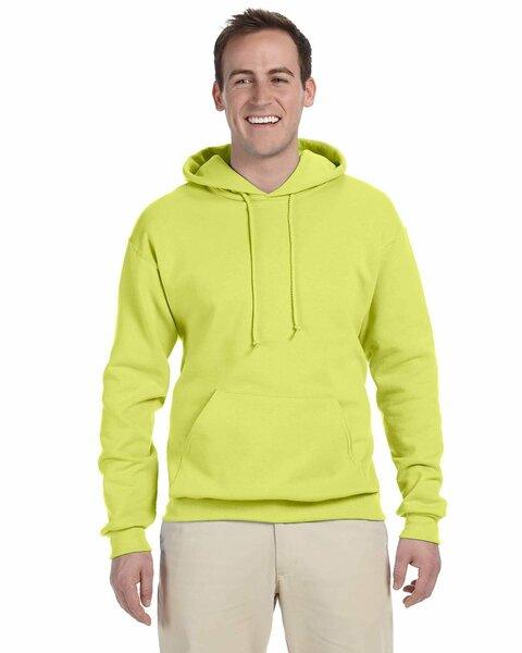 Jerzees Adult NuBlend® Fleece Pullover Hooded Sweatshirt Safety Green