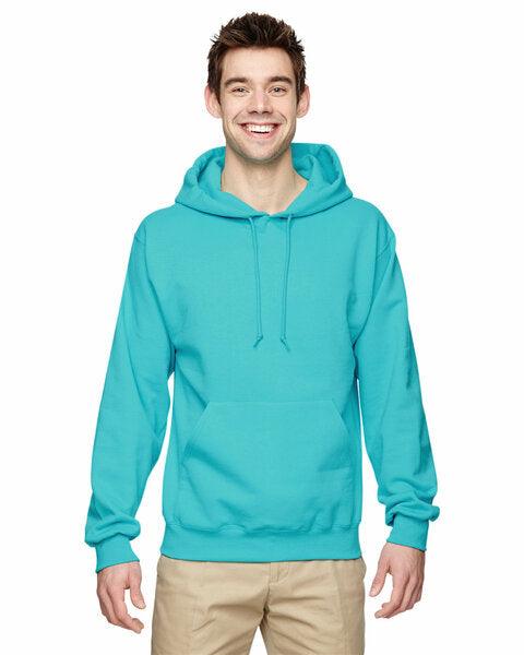 Jerzees Adult NuBlend® Fleece Pullover Hooded Sweatshirt Scuba Blue