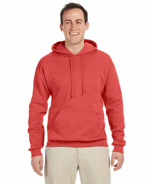 Jerzees Adult NuBlend® Fleece Pullover Hooded Sweatshirt Sunset Coral