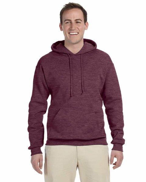 Jerzees Adult NuBlend® Fleece Pullover Hooded Sweatshirt Vintage Heather Maroon