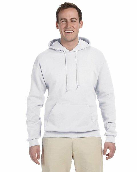 Jerzees Adult NuBlend® Fleece Pullover Hooded Sweatshirt White