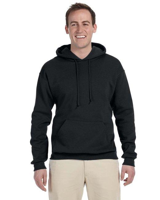 Jerzees Adult NuBlend® Fleece Pullover Hooded Sweatshirt Black