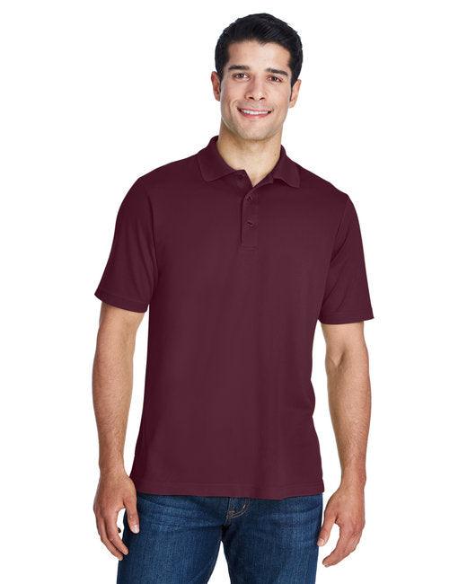 CORE365 Men's Origin Performance Piqué Polo Burgundy