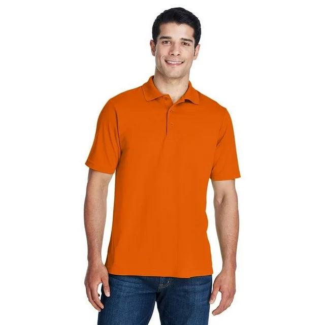 CORE365 Men's Origin Performance Piqué Polo Campus Orange