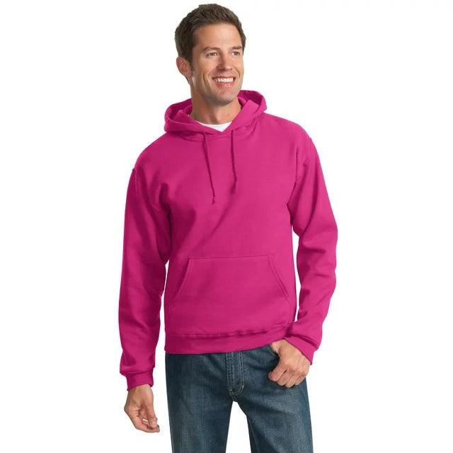 Jerzees Adult NuBlend® Fleece Pullover Hooded Sweatshirt Cyber Pink