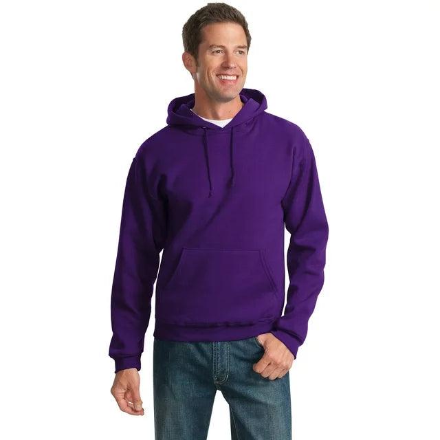 Jerzees Adult NuBlend® Fleece Pullover Hooded Sweatshirt Deep Purple