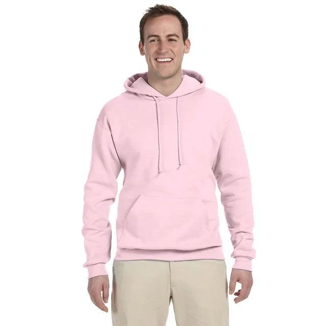 Jerzees Adult NuBlend® Fleece Pullover Hooded Sweatshirt Classic Pink