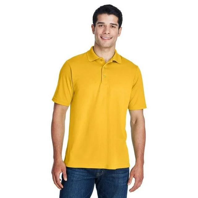 CORE365 Men's Origin Performance Piqué Polo Campus Gold