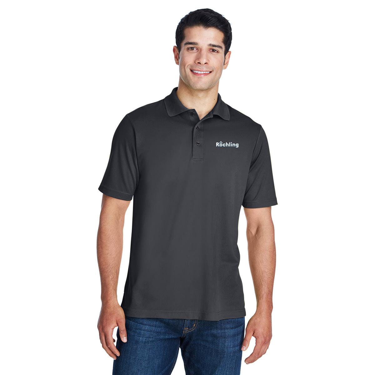 CORE365 Men's Origin Performance Piqué Polo Carbon