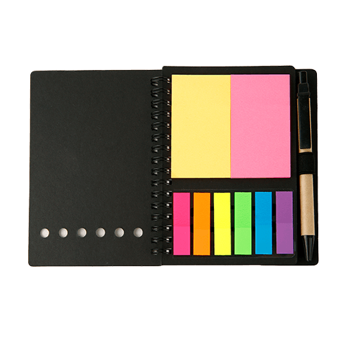 Eco Friendly Customizable Stationary A5 Paper Spiral Notebook with Pen Gift Set - Gifts & Values