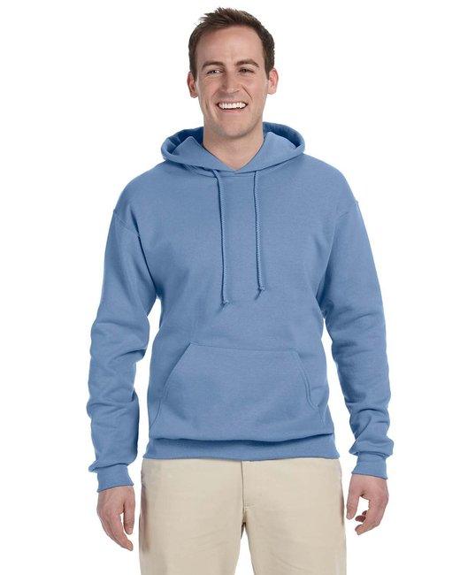 Jerzees Adult NuBlend® Fleece Pullover Hooded Sweatshirt Light Blue