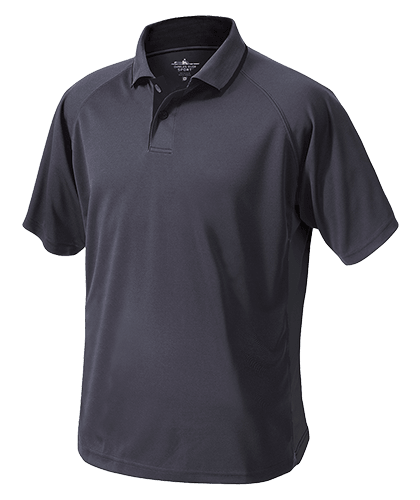 Men's Color Blocked Wicking Polo Slate/Black - Gifts & Values