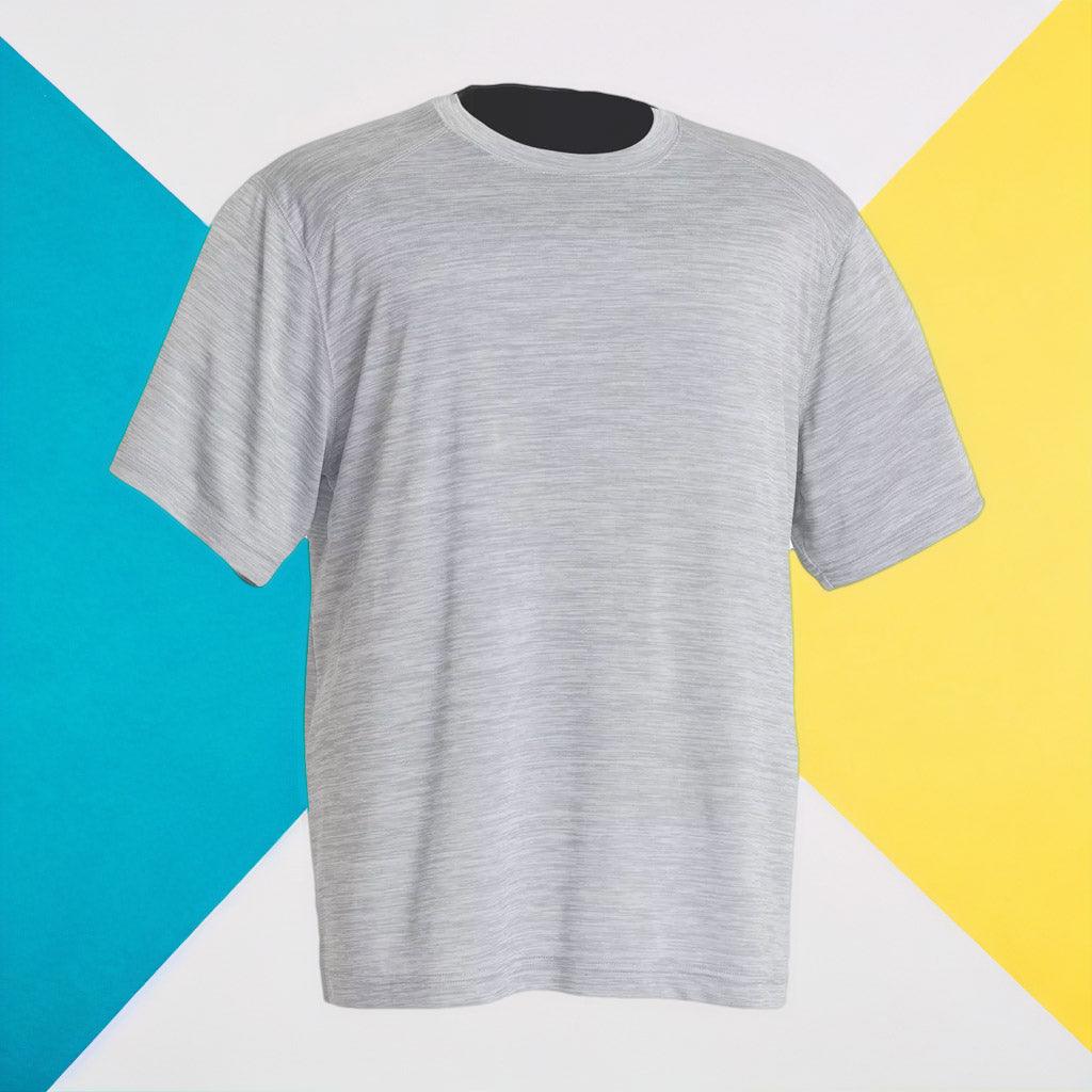 Men's Space Dye Performance Tee Grey - Gifts & Values