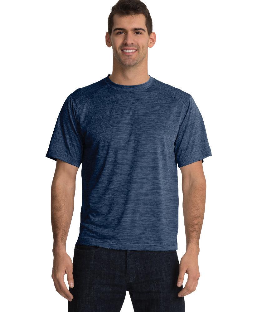 Men's Space Dye Performance Tee Navy - Gifts & Values