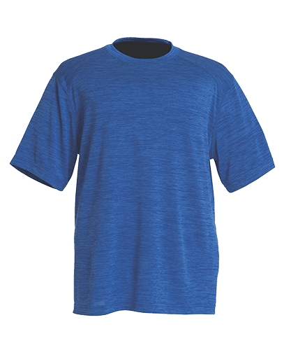 Men's Space Dye Performance Tee Royal - Gifts & Values