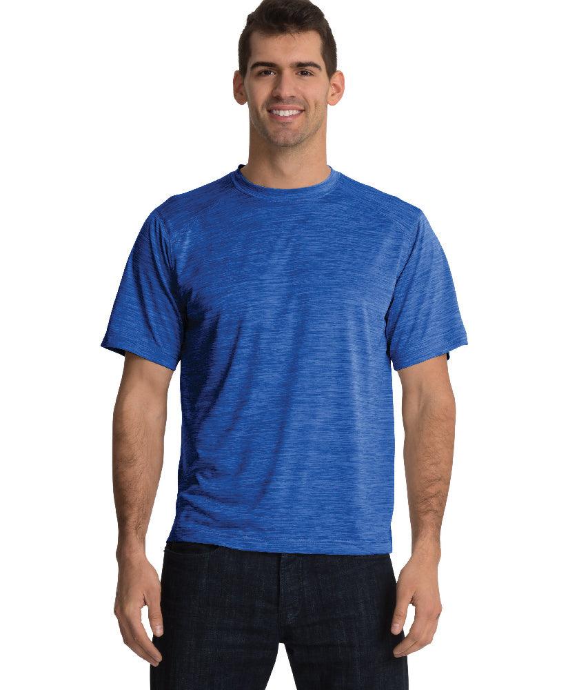 Men's Space Dye Performance Tee Royal - Gifts & Values