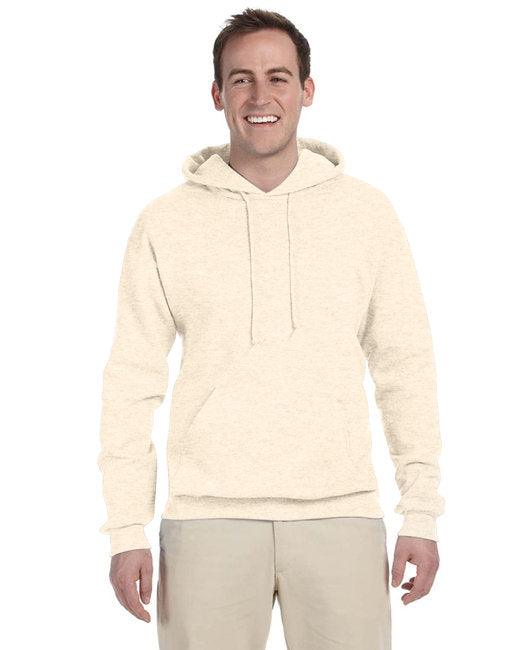 Jerzees Adult NuBlend® Fleece Pullover Hooded Sweatshirt Sweat Cream Heather