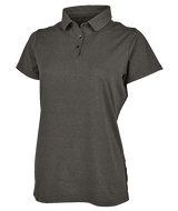 Women's Heathered Eco-Logic Stretch Polo Graphite Heather - Gifts & Values