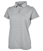 Women's Heathered Eco-Logic Stretch Polo Light Grey Heather - Gifts & Values