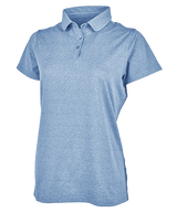 Women's Heathered Eco-Logic Stretch Polo Light Royal Heather - Gifts & Values