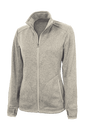 Women's Heathered Fleece Jacket Oatmeal - Gifts & Values