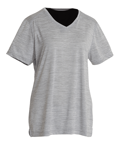 Women's Space Dye Performance Tee Grey - Gifts & Values