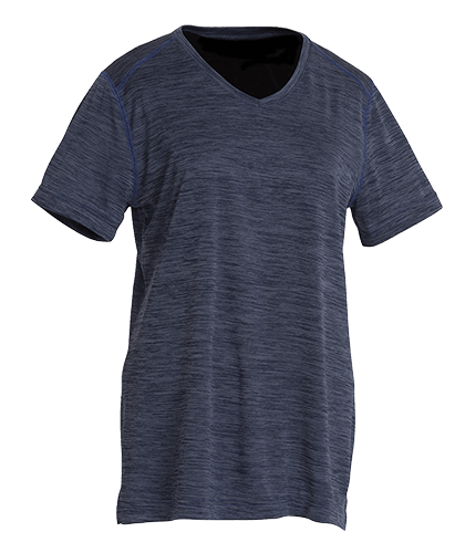 Women's Space Dye Performance Tee Navy - Gifts & Values