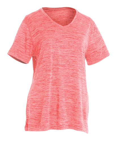 Women's Space Dye Performance Tee Pink - Gifts & Values