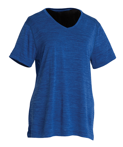 Women's Space Dye Performance Tee Royal - Gifts & Values