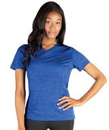 Women's Space Dye Performance Tee Royal - Gifts & Values